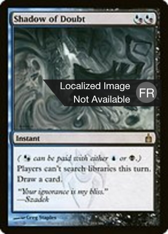 Ombre de doute — Ravnica: City of Guilds 253/306