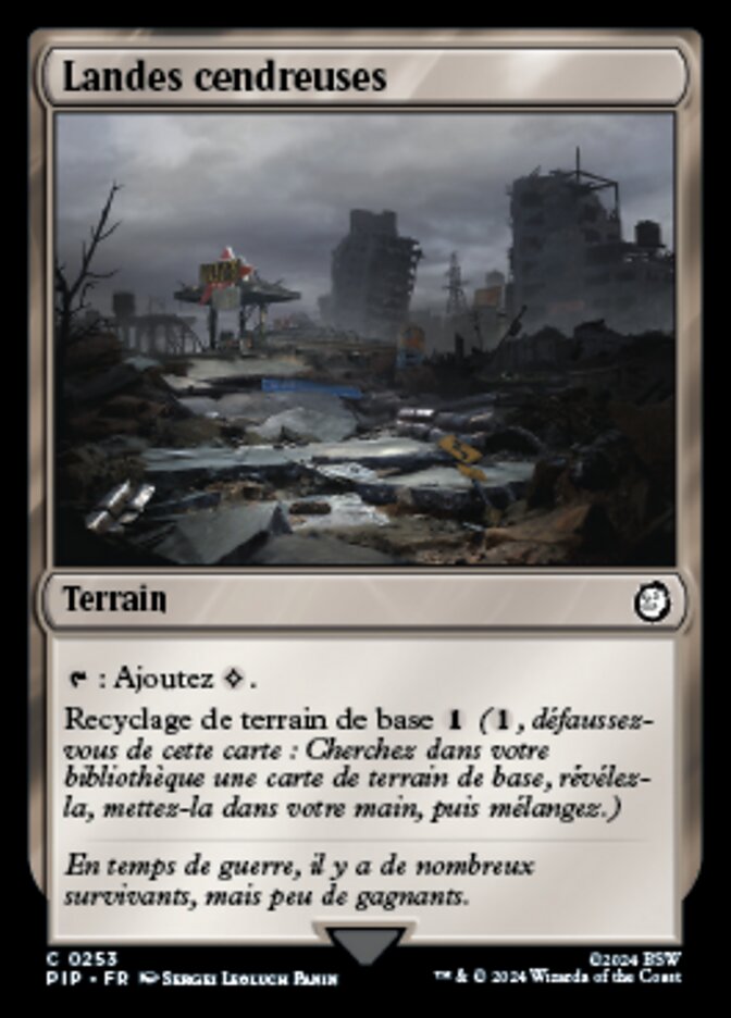 Landes cendreuses — Fallout 253/1068