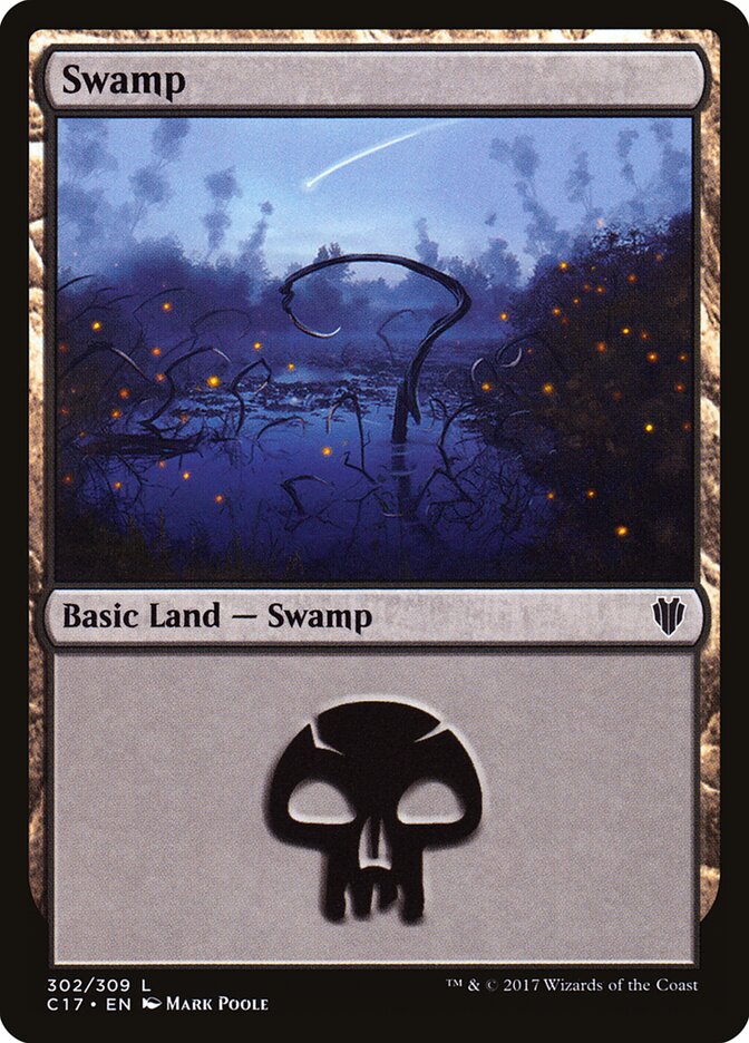 Swamp — Commander 2017 302/309