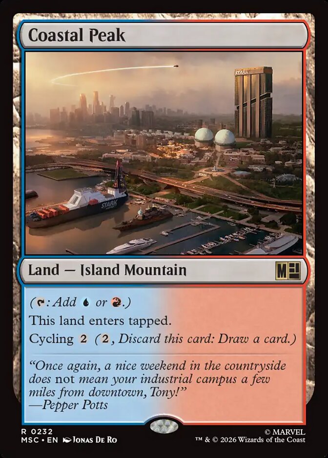 Coastal Peak — Marvel Super Heroes Commander 232/866