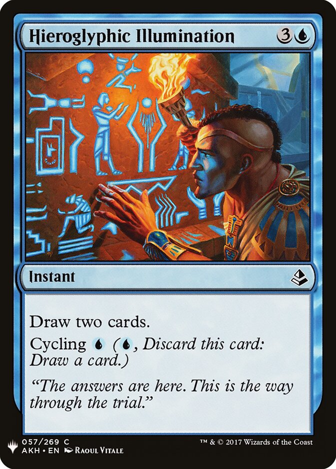Hieroglyphic Illumination — The List AKH-57/5581