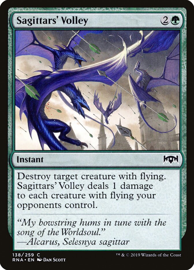 Sagittars' Volley — Ravnica Allegiance 138/273