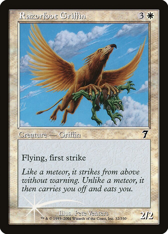 Razorfoot Griffin — Seventh Edition 32★/708