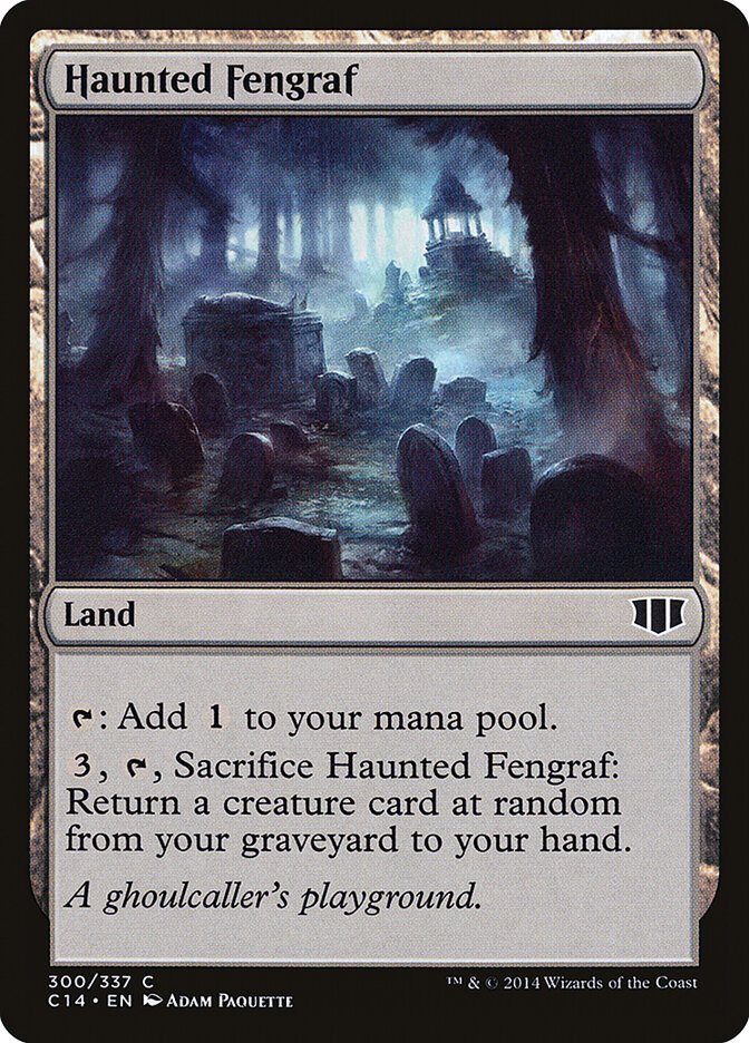 Haunted Fengraf — Commander 2014 300/337