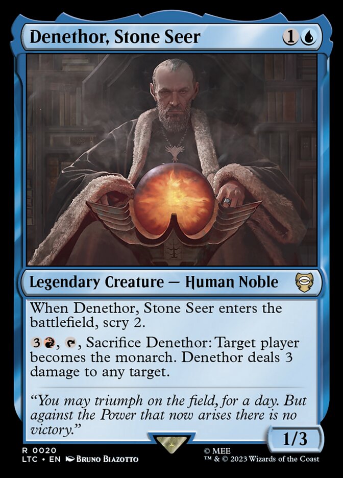 Denethor, Stone Seer — Tales of Middle-earth Commander 20/591