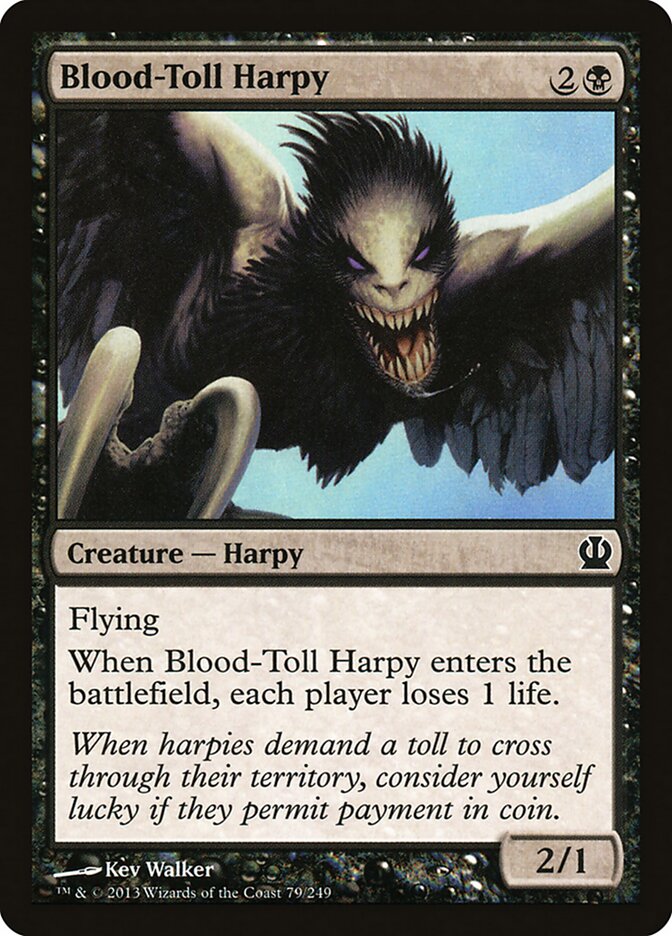 Blood-Toll Harpy — Theros 79/249