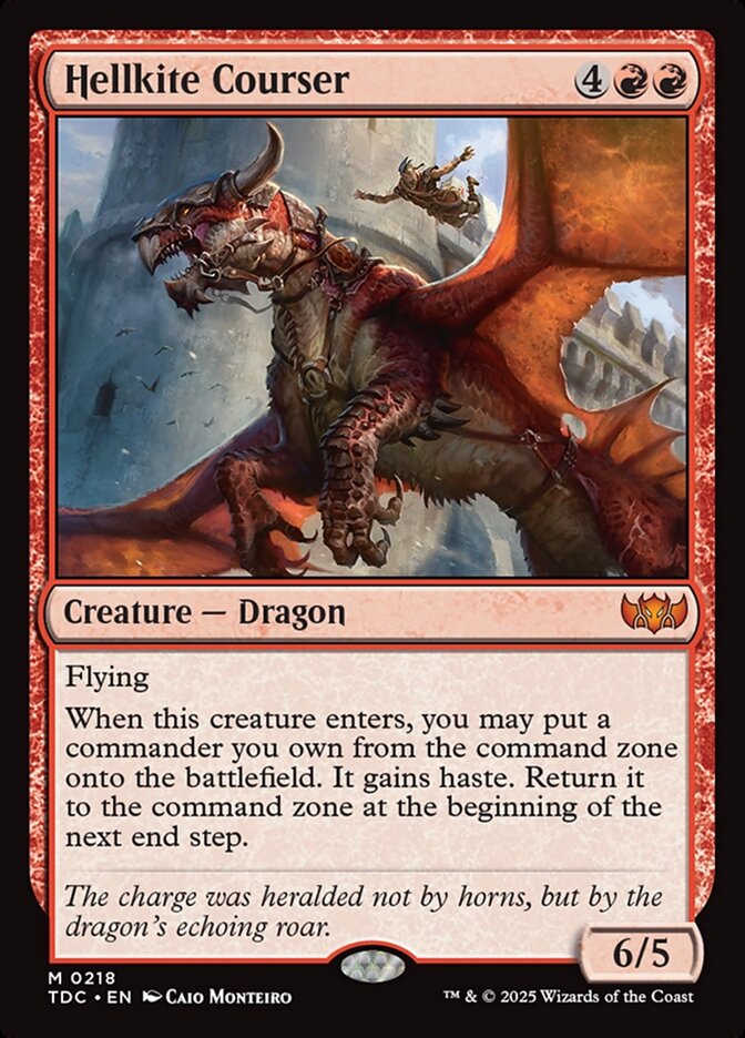Coursier escouflenfer — Tarkir: Dragonstorm Commander 218/413