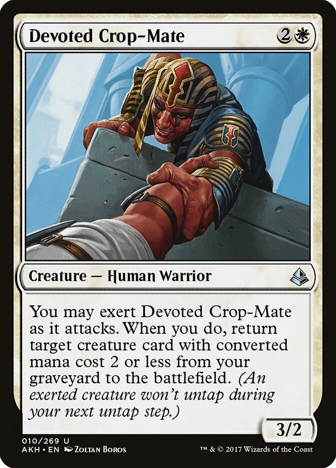 Devoted Crop-Mate — Amonkhet 10/287