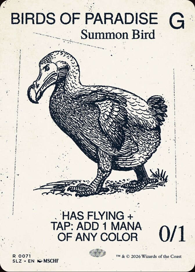 Birds of Paradise — The Zeta Set 71/363