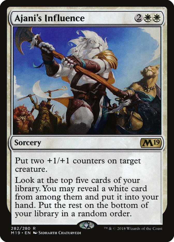 Ajani's Influence — Core Set 2019 282/314