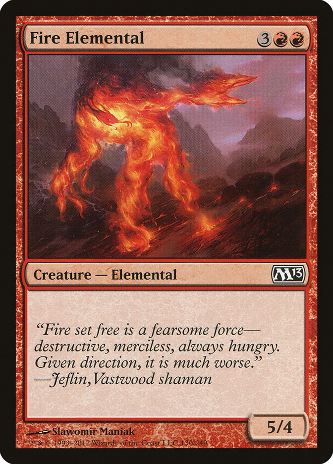 Fire Elemental — Magic 2013 130/249