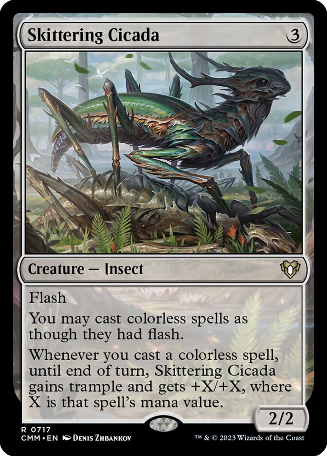 Skittering Cicada — Commander Masters 717/1067