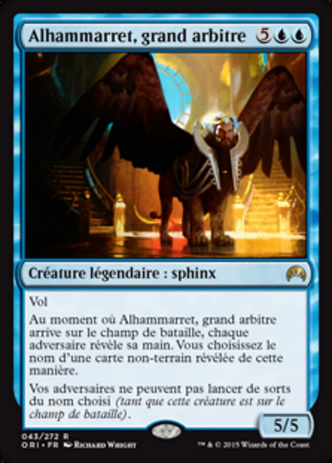 Alhammarret, grand arbitre — Magic Origins 43/288