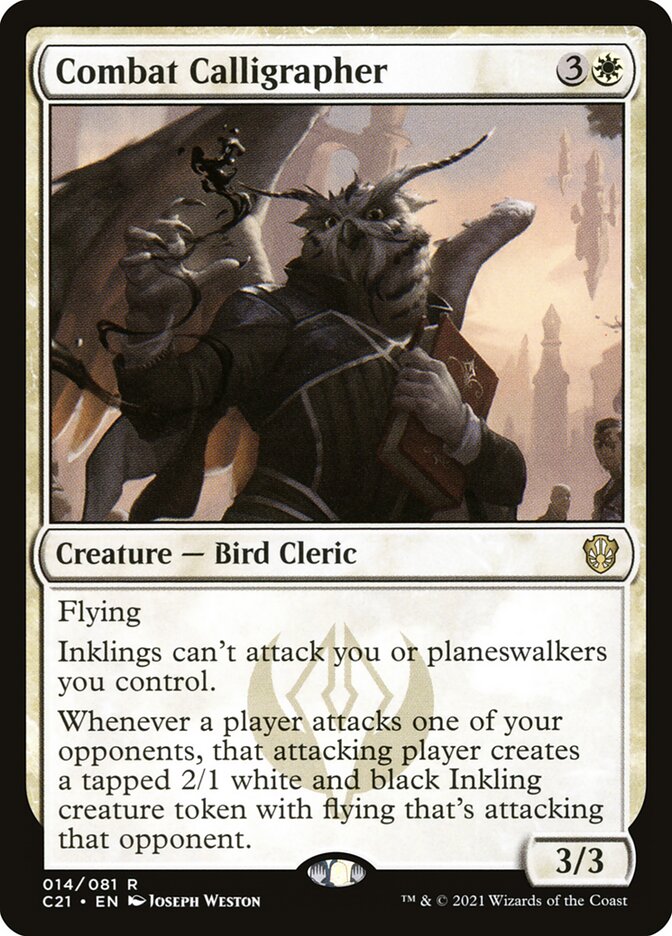 Combat Calligrapher — Commander 2021 14/409