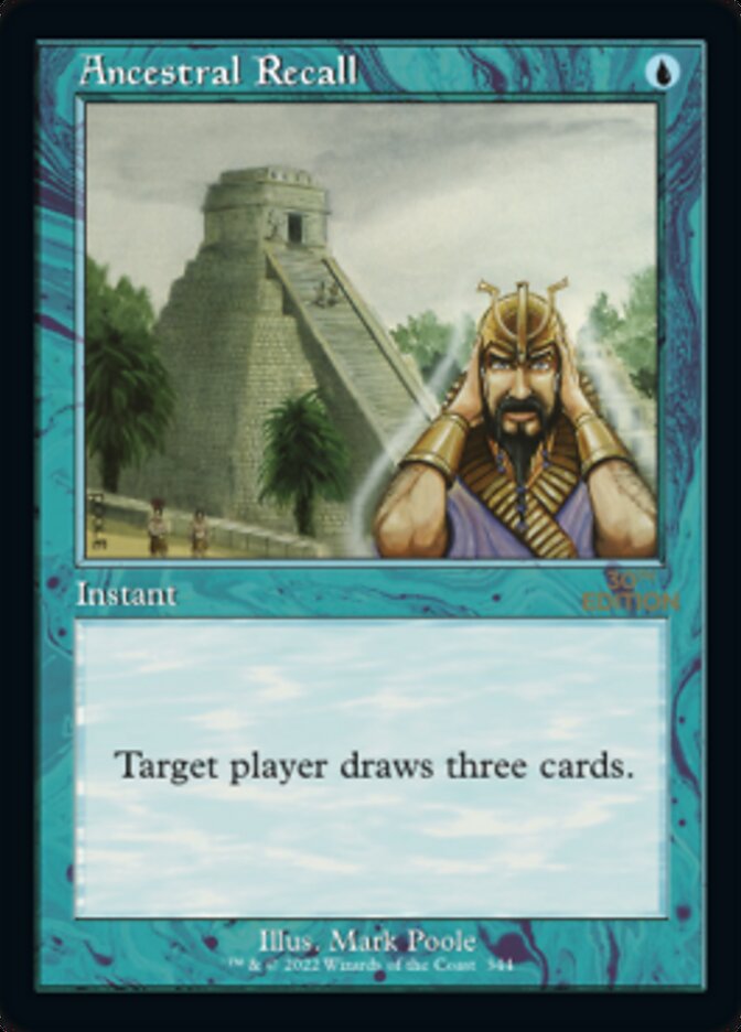 Ancestral Recall — 30th Anniversary Edition 344/594