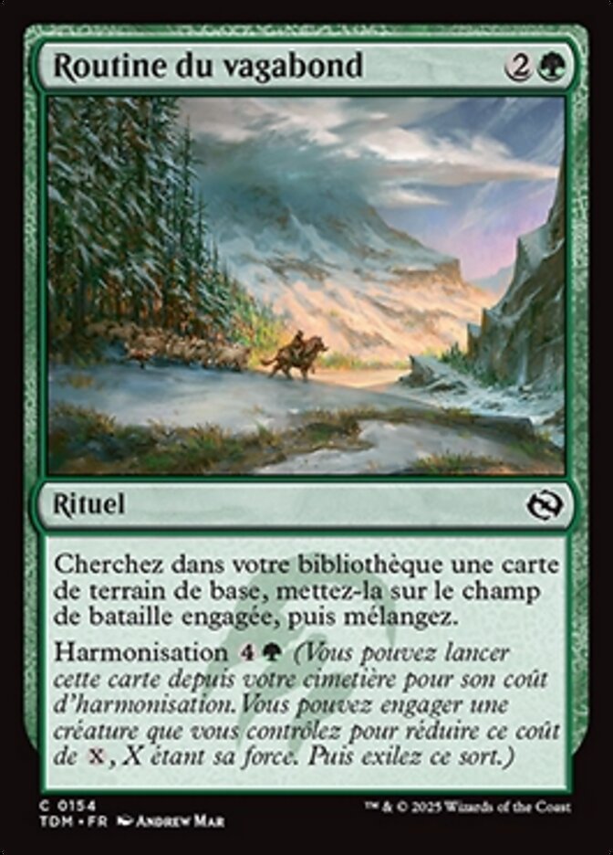 Routine du vagabond — Tarkir: Dragonstorm 154/427