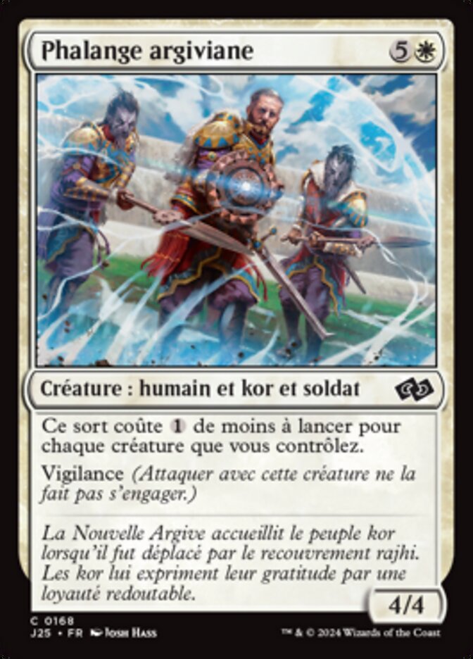Phalange argiviane — Foundations Jumpstart 168/779