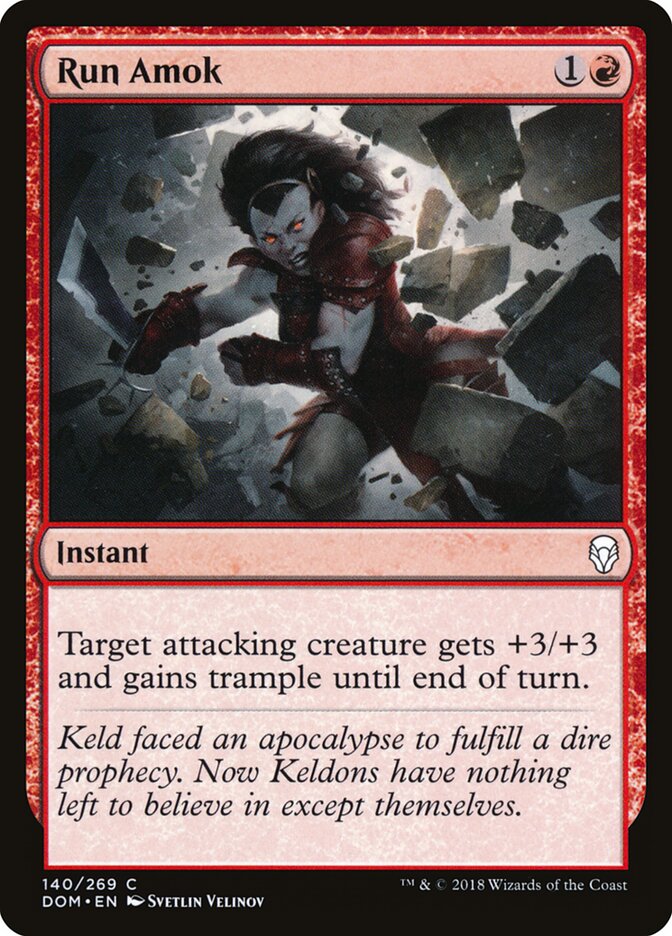 Run Amok — Dominaria 140/280
