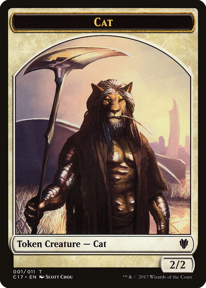 Cat — Commander 2017 Tokens 1/11