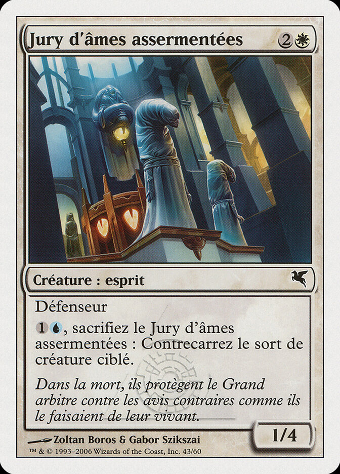 Jury d'âmes assermentées — Salvat 2005 G43/720