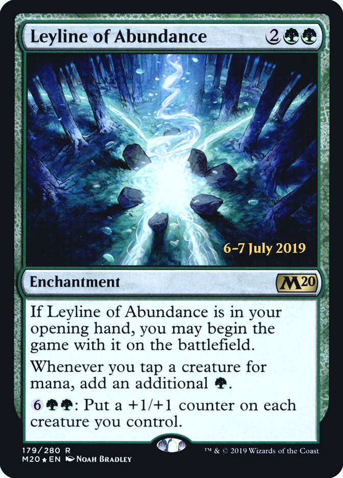 Leyline of Abundance — Core Set 2020 Promos 179s/144