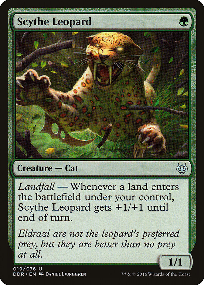 Scythe Leopard — Duel Decks: Nissa vs. Ob Nixilis 19/76