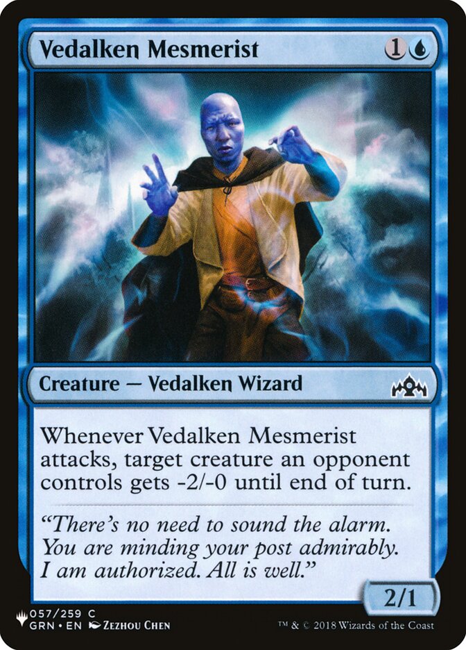 Vedalken Mesmerist — The List GRN-57/5581