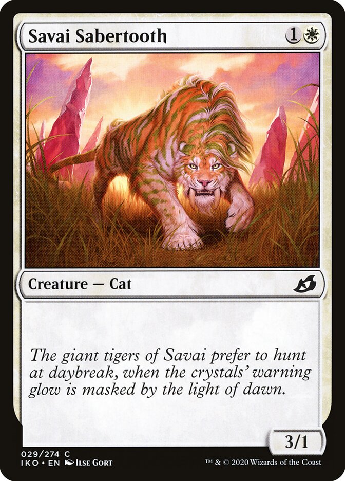 Savai Sabertooth — Ikoria: Lair of Behemoths 29/388