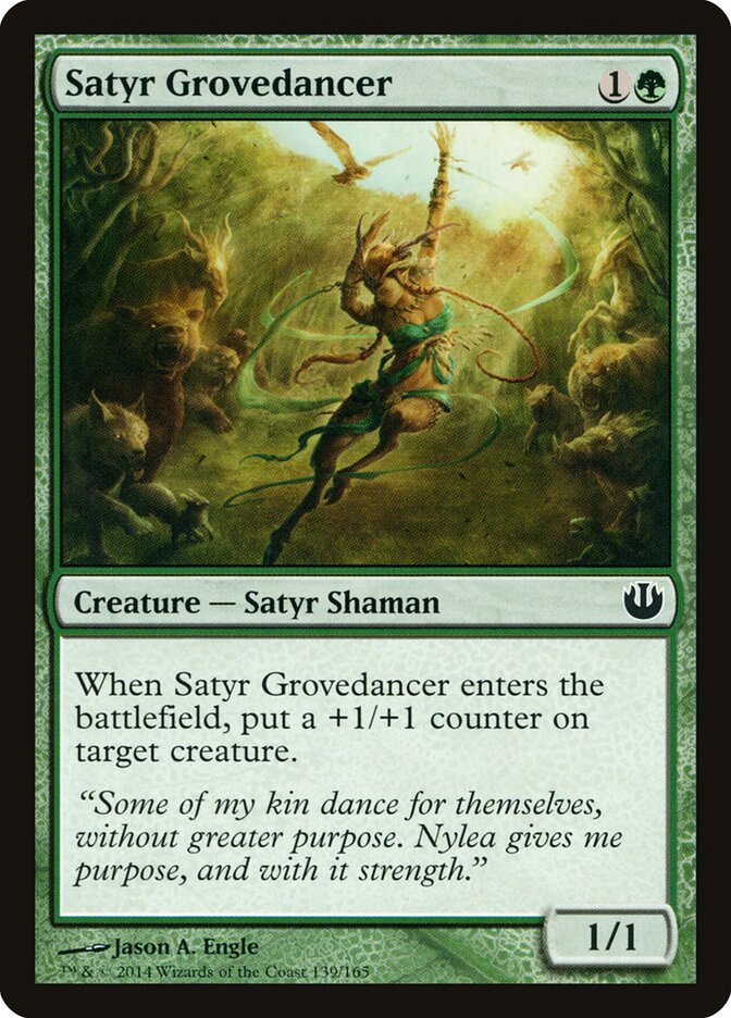 Satyr Grovedancer — Journey into Nyx 139/165