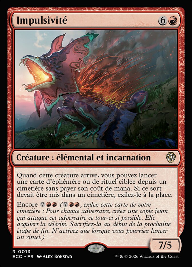 Impulsivité — Lorwyn Eclipsed Commander 13/176