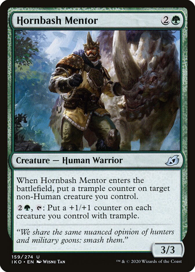 Hornbash Mentor — Ikoria: Lair of Behemoths 159/388
