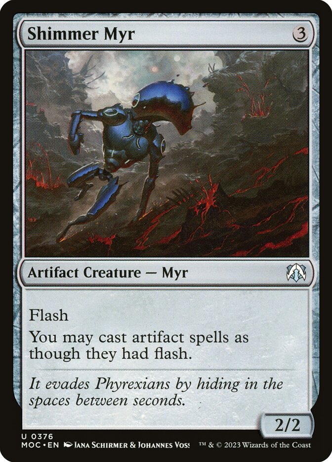 Shimmer Myr — March of the Machine Commander 376/450