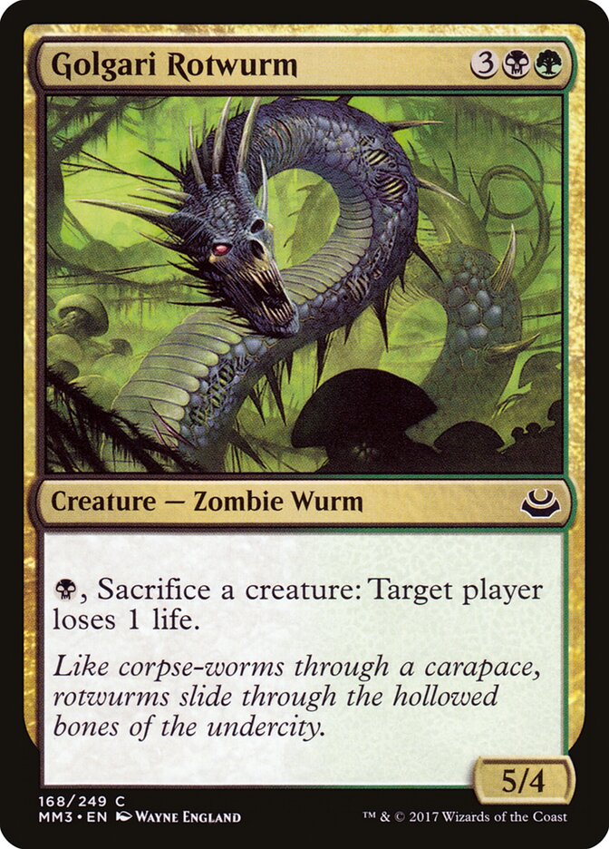 Golgari Rotwurm — Modern Masters 2017 168/249