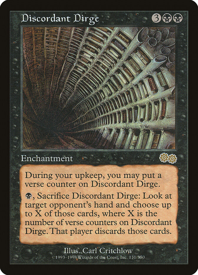 Discordant Dirge — Urza's Saga 131/357