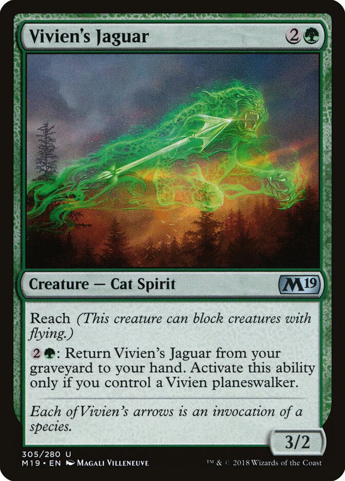 Vivien's Jaguar — Core Set 2019 305/314