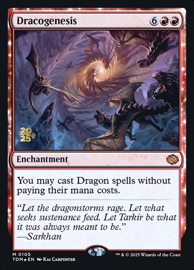 Dracogenesis — Tarkir: Dragonstorm Promos 105s/160