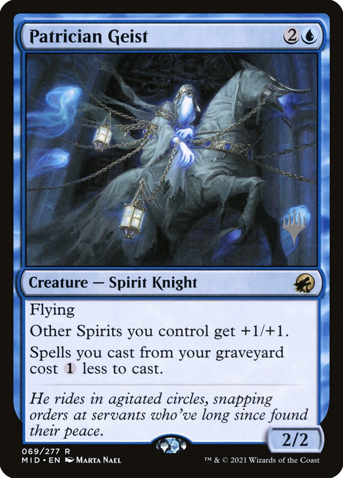 Patrician Geist — Innistrad: Midnight Hunt Promos 69p/155