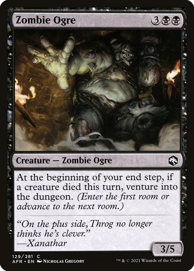 Zombie Ogre — Adventures in the Forgotten Realms 129/424
