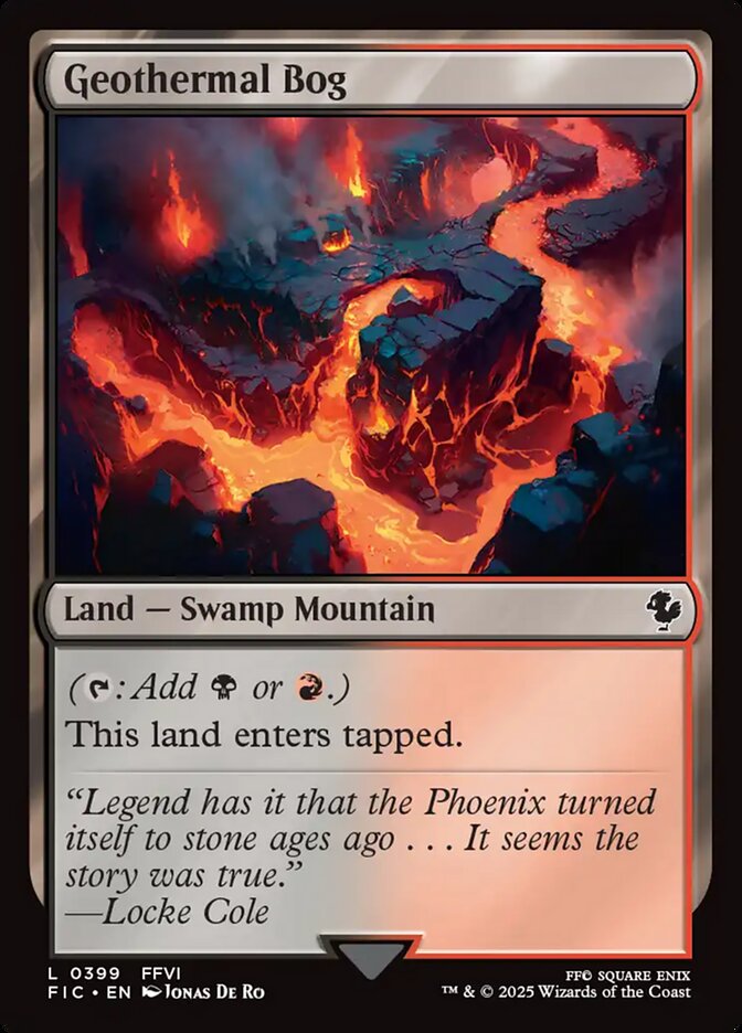 Geothermal Bog — Final Fantasy Commander 399/486