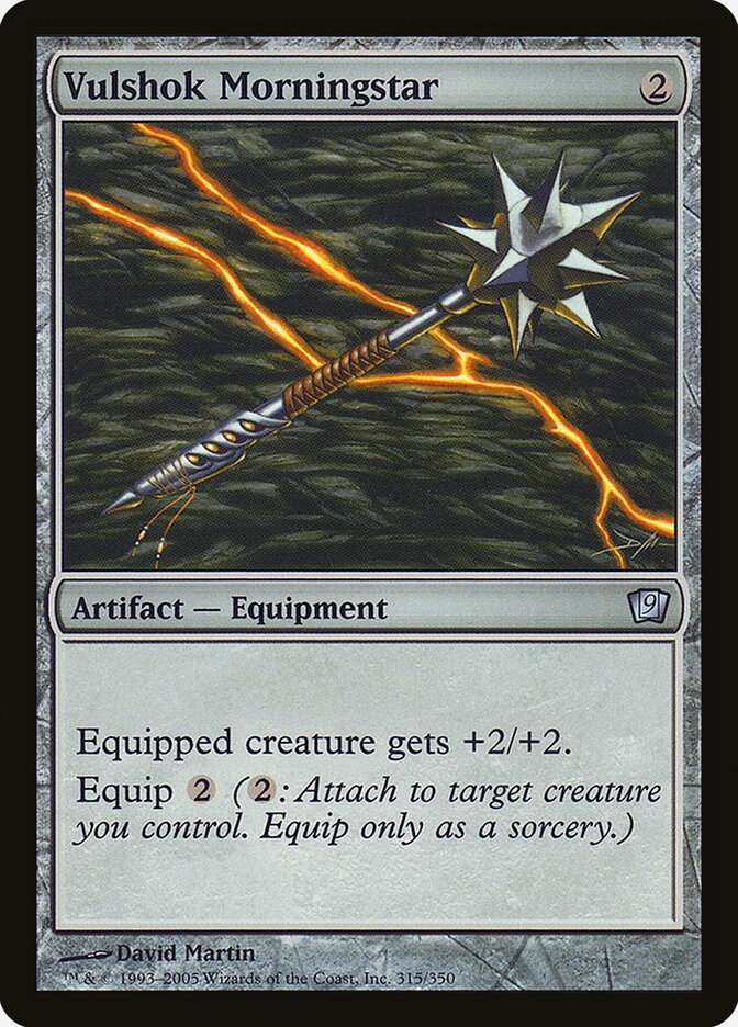 Vulshok Morningstar — Ninth Edition 315★/709