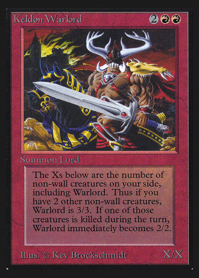 Keldon Warlord — Intl. Collectors' Edition 161/302