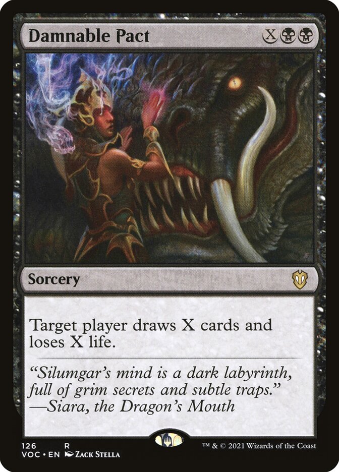 Damnable Pact — Crimson Vow Commander 126/188