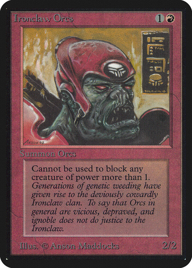 Ironclaw Orcs — Limited Edition Alpha 159/295