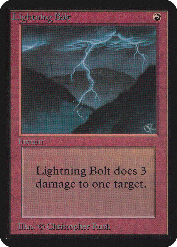 Lightning Bolt — Limited Edition Alpha 161/295