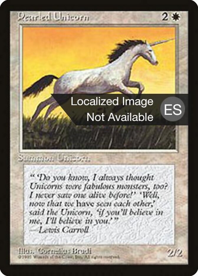 Pearled Unicorn — Fourth Edition Foreign Black Border 39/378