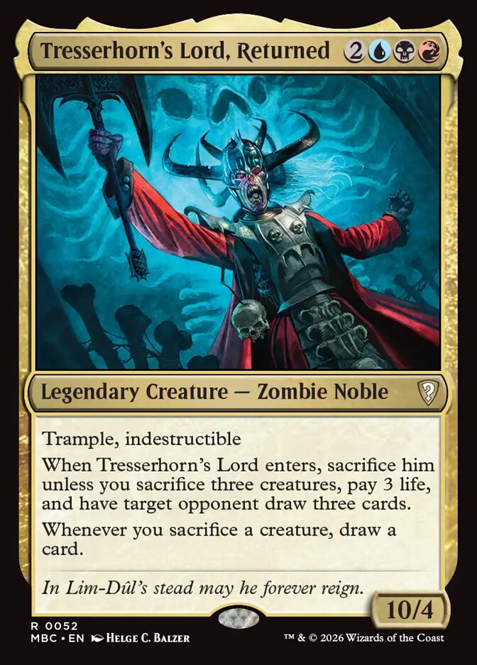 Tresserhorn's Lord, Returned — Mystery Booster Commander Edition 52/80