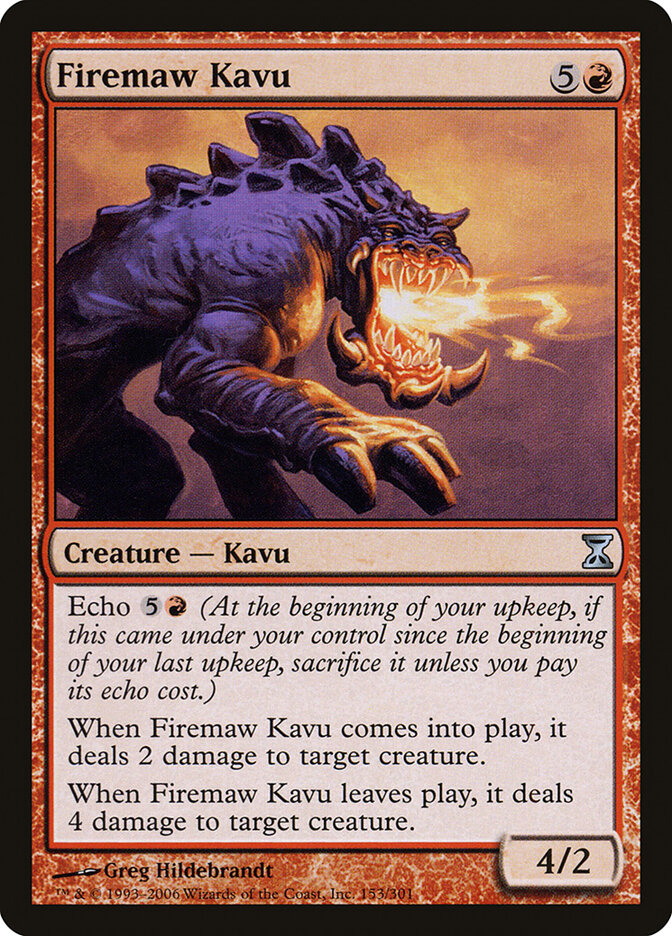 Firemaw Kavu — Time Spiral 153/301