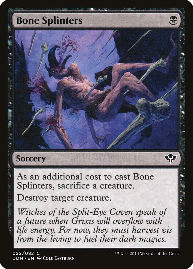 Bone Splinters — Duel Decks: Speed vs. Cunning 22/82