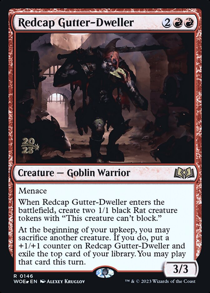 Redcap Gutter-Dweller — Wilds of Eldraine Promos 146s/160