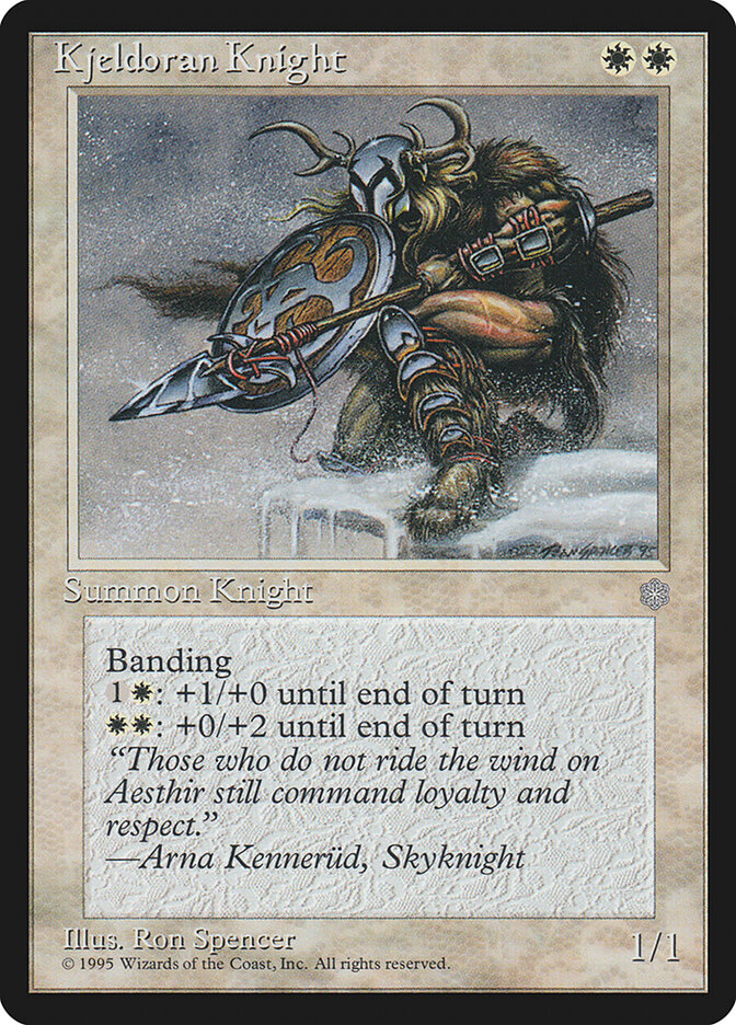 Kjeldoran Knight — Ice Age 36/383